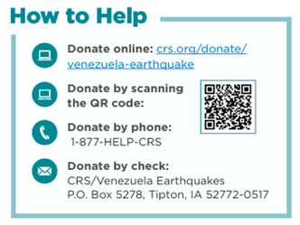 Donate to Catholic Relief Services for Venezuela